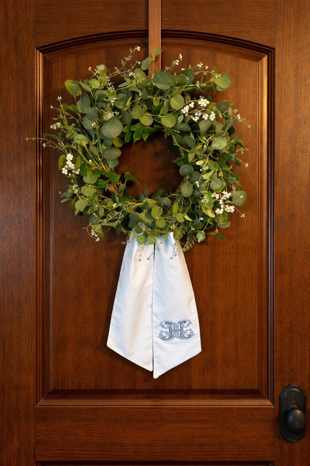Wreath Sash - Vintage Vine Font